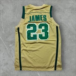 Nike Lebron James Highschool Irish Jersey LARGE